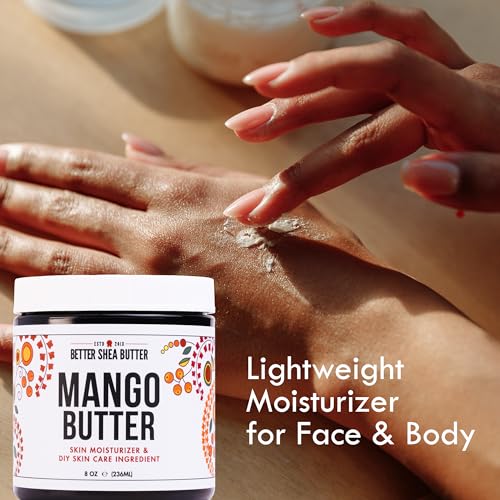 Natural Mango Butter for Skin & Hair ? 8 oz Jar - Image 2