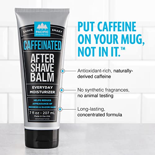 Caffeinated Sensitive Skin Aftershave and Face Lotion 2 Pack 4 oz Each - Image 2