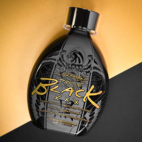 Ed Hardy XXX Instant Dark Tanning Lotion Black 13.5 oz for Deep Color - Image 3