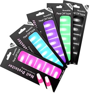 Outus 150 U-Shape Nail Polish Protector Stickers