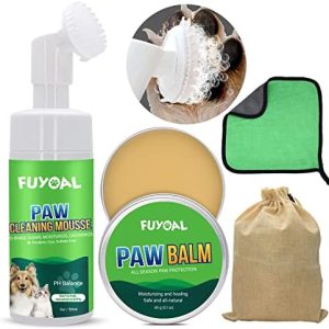 Dog Paw Cleaner & Balm, Natural Moisturizer, No-Rinse