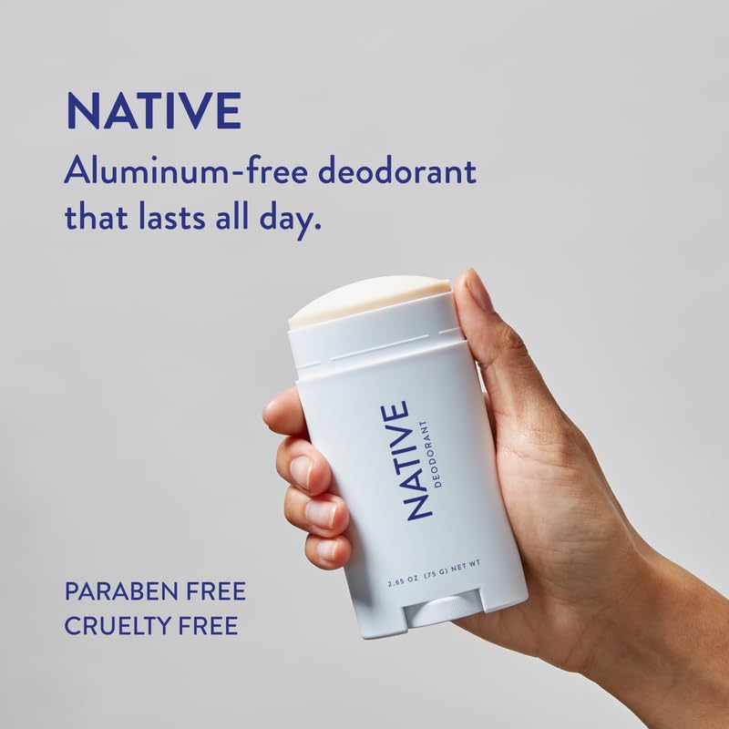 Native Charcoal Men's Aluminum-Free Natural Deodorant Stick 2.65 oz - Image 3