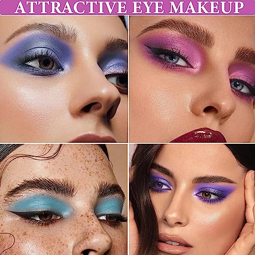 16-Color Purple Glitter & Matte Eyeshadow Palette - Image 7