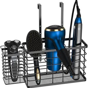 3-in-1 Wall-Mounted Hair Tool Organizer & Dryer Holder