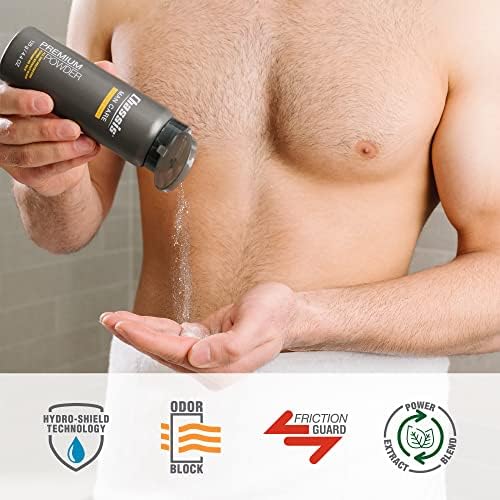 Chassis Men?s Body Powder, Anti-Chafing, Natural Fresh Scent - Image 3