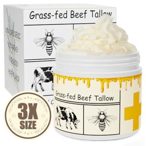 Organic Grass-Fed Beef Tallow Face Moisturizer Balm 5.3oz
