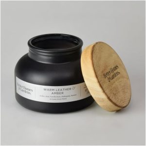 Better Homes & Gardens 18oz Leathered Amber Candle
