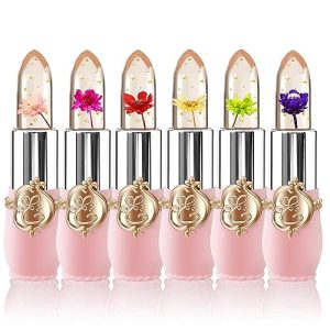 6 Pcs Flower Jelly Lipstick Set ? Color Change Balm