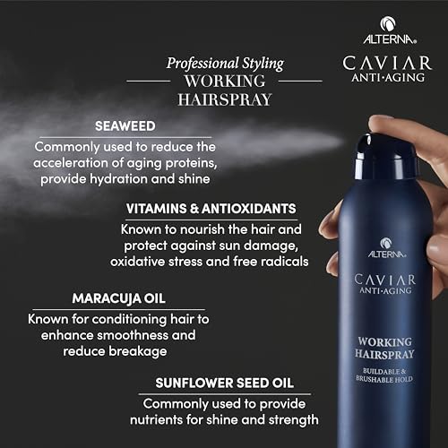 Alterna Caviar Anti-Aging Hair Spray: Ultra-Dry, Frizz Control, Sulfate-Free - Image 5