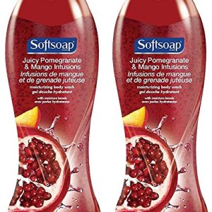 Softsoap Juicy Pomegranate & Mango Body Wash, 18 oz (2-Pack)