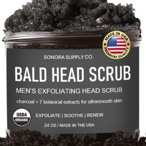 Bald Head Exfoliating Scrub ? 24 oz Made in USA