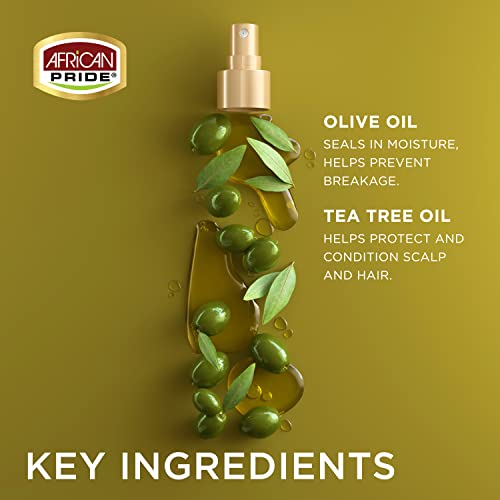 African Pride Olive Miracle 2-in-1 Shampoo & Conditioner, 12oz (3 Pack) - Image 3
