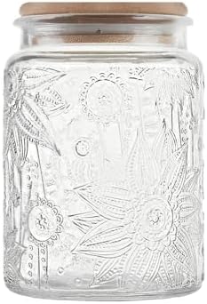Airtight Glass Jar with Bamboo Lid, 23.7 oz