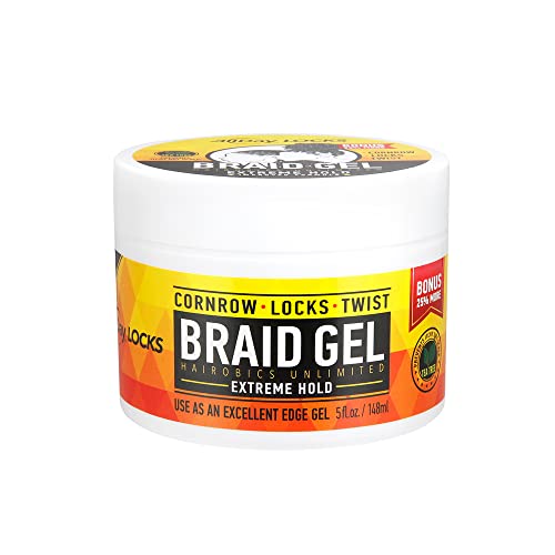 AllDay Locks Braid Gel | Extreme Hold, 5 oz