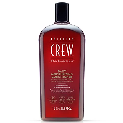 American Crew Vegan Conditioner for Men, Citrus Mint, 33.8 Fl Oz