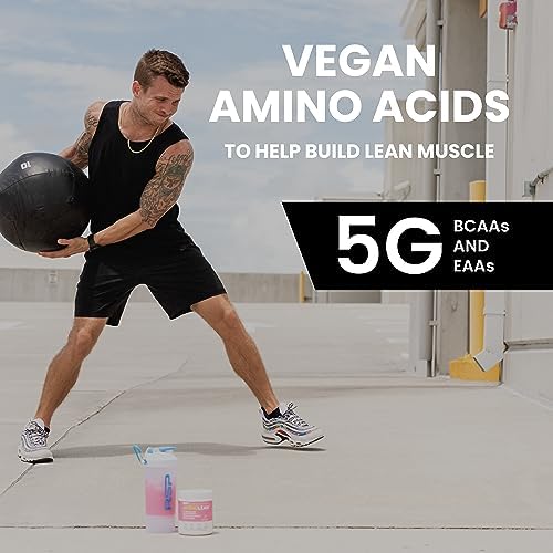 Vegan AminoLean Pink Lemonade Pre Workout Powder 30 Servings - Image 6