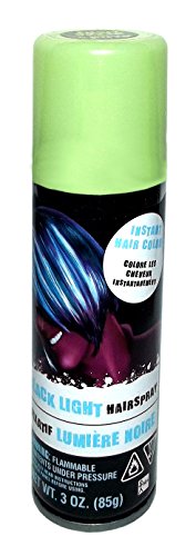 Amscan Black Light Hair Spray Color ? 3 oz. for Parties
