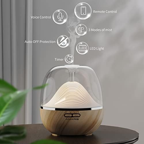 Ankrs Smart WiFi Essential Oil Diffuser Humidifier 600ml Capacity for Home Aromatherapy - Image 2
