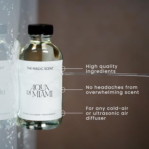 Aqua di Miami Ocean Essential Oils for Diffusers 100ml Aromatherapy Set - Image 3