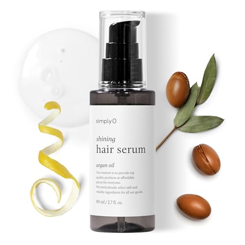 Argan Oil Hair Serum for Frizz & Damage, Vegan 2.7 oz