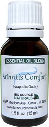 Arthritis Comfort Essential Oil Blend 15 ml with Bay Leaf, Tea Tree, Lemon, Cedarwood, Frankincense & Myrrh