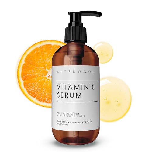 Asterwood Vitamin C & Hyaluronic Acid Face Serum (8 oz)