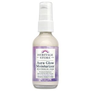 Aura Glow Brightening Gel Cream, Vegan Moisturizer 1.9oz