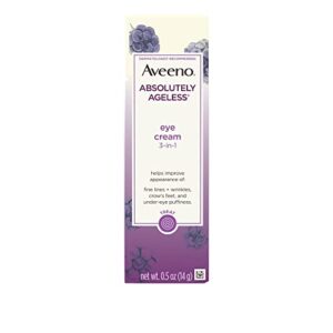 Aveeno Ageless 3-in-1 Under Eye Cream 0.5 oz 2-Pack for All Skin Types