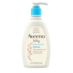 Aveeno Baby Daily Moisture Lotion, 12 oz, Hypoallergenic