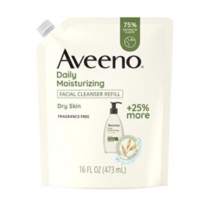 Aveeno Daily Moisturizing Facial Cleanser, 16 fl. oz Refill