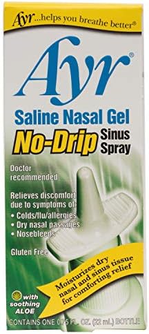 Ayr No-drip Saline Nasal Gel Spray, 0.75 Fl Oz