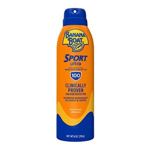 Banana Boat Sport Ultra SPF 100 Sunscreen Spray, 6oz
