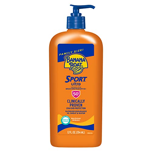 Banana Boat Sport Ultra SPF 50 Sunscreen Lotion 12oz Oxybenzone Free