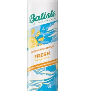 Batiste Dry Shampoo Fresh Scent Travel Size 4.23 oz for Quick Hair Refresh