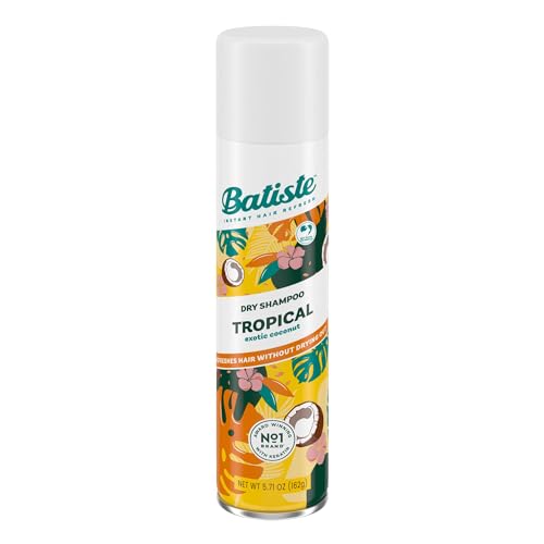 Batiste Tropical Dry Shampoo 5.71 oz for Instant Refresh and Oil Control