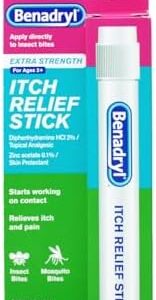 Benadryl Itch Relief Stick, Diphenhydramine & Zinc, 0.47 oz