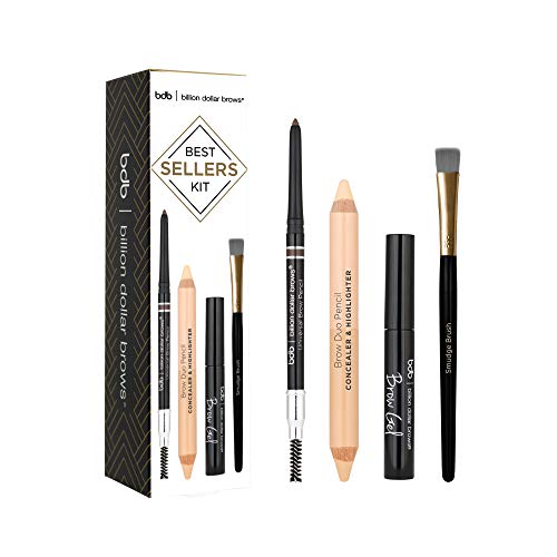Billion Dollar Brows Best Sellers Kit: Pencils, Gel, Brush