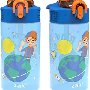 Blippi Kids Water Bottles, 16 oz, Leak-Proof, 2-Pack