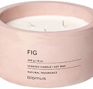 Blomus XL Rose Dust Scented Candle 20 oz for Elegant Home Fragrance, New