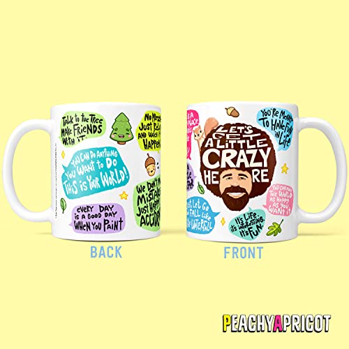 Bob Ross 11oz Coffee Mug with Quotes - Image 5
