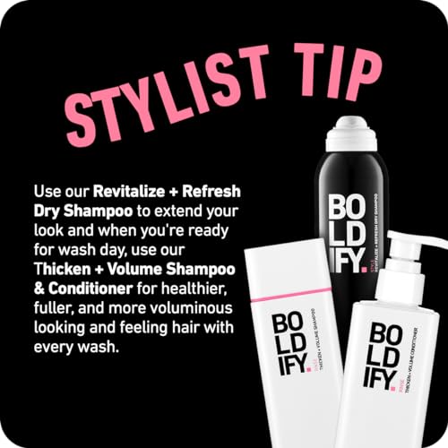 Boldify Dry Shampoo Spray for Clean Voluminous Hair, All Types, 7 oz Freshness - Image 8