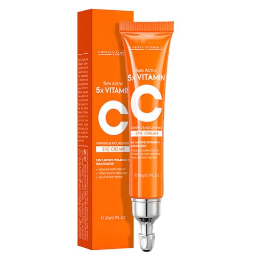 Brightening Vitamin C Eye Cream for Dark Circles and Puffiness, 15ml