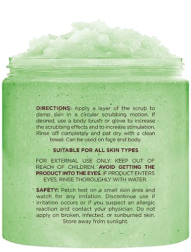 Brooklyn Botany Green Tea Honey Sugar Scrub 10 oz ? Hydrating Exfoliant for All Skin Types - Image 3