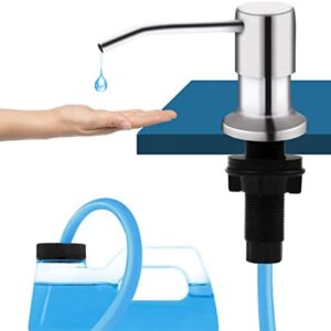 Brushed Nickel Soap Dispenser with 47? Extension Tube
