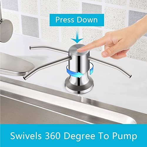 Brushed Nickel Soap Dispenser with 47? Extension Tube - Image 2