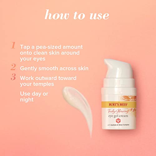Burt's Bees Reawakening Gel Eye Cream 0.5 oz Hydrating Refreshing Formula - Image 7