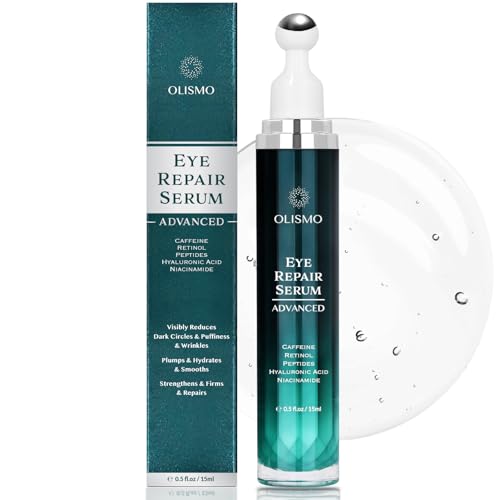 Caffeine Eye Cream 0.5 oz for Puffiness, Dark Circles, and Anti-Aging