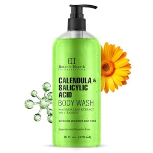 Calendula Salicylic Acid Body Wash 16 fl oz ? Acne Prevention