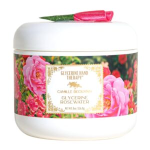 Camille Beckman Rosewater Glycerine Hand Cream 8 oz - Hydrating Formula