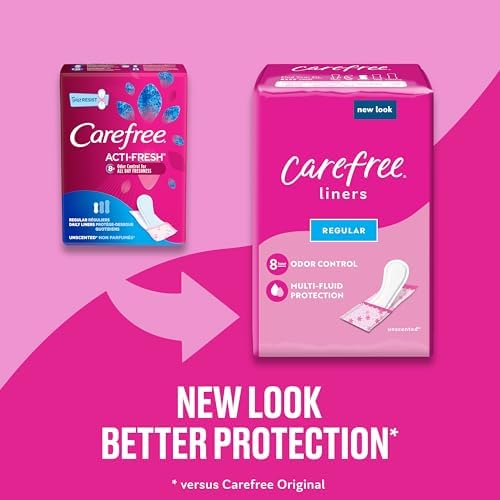Carefree Regular Unscented Panty Liners, 54ct, Wrapped - Image 2